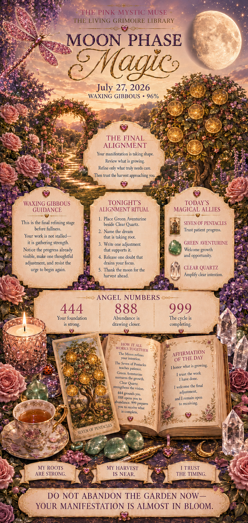 Miss Mac’s Daily Guidance July 27, 2026 — Trust What Is Growing