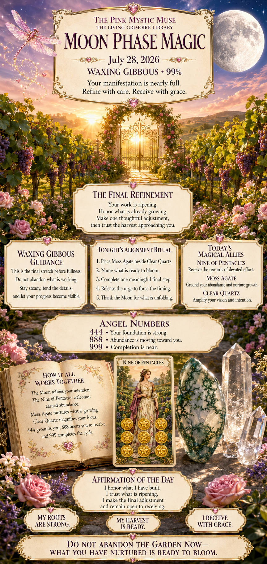 July 28, 2026 You Are Ready to Receive What You Have Cultivated