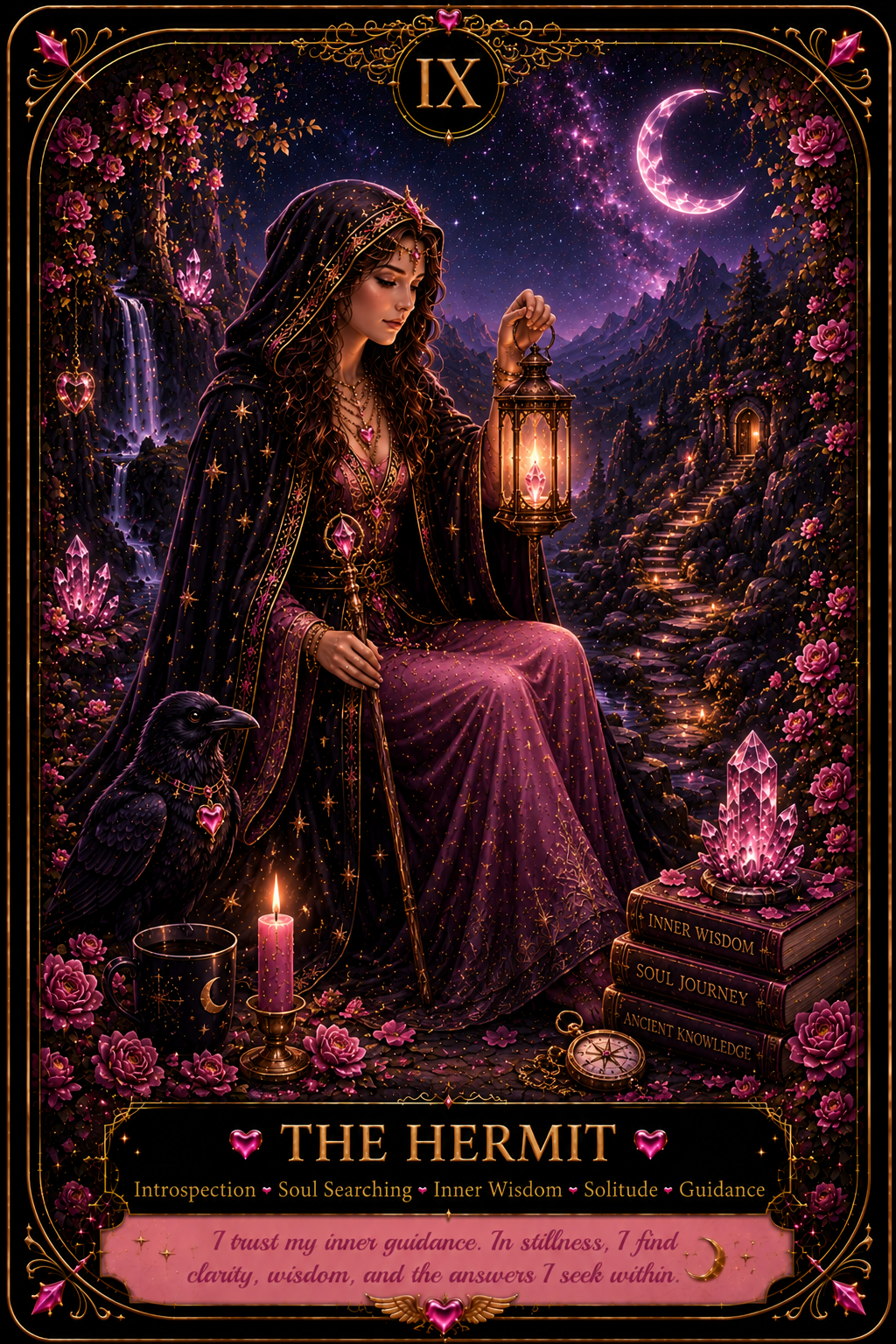 The Hermit Tarot Card-7