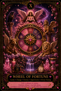 The Wheel of Fortune Tarot Card-8