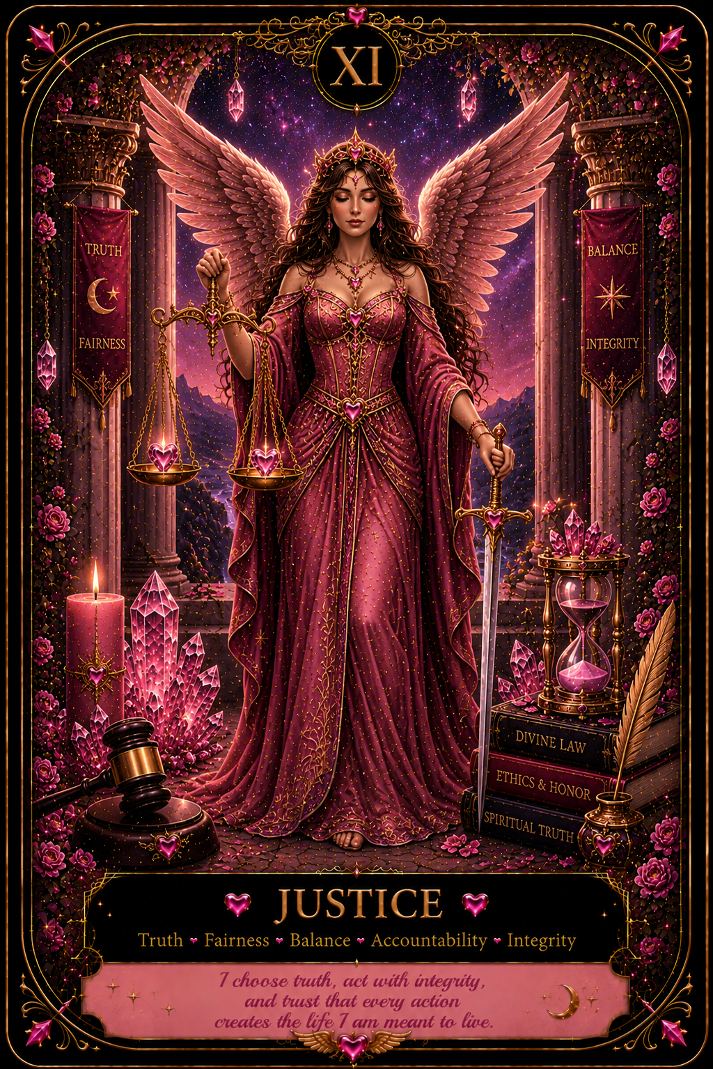 The Justice Tarot Card-9