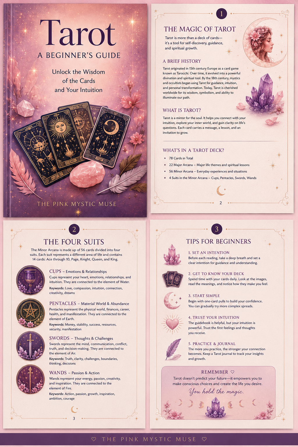 Tarot for Beginners Digital E-Booklet