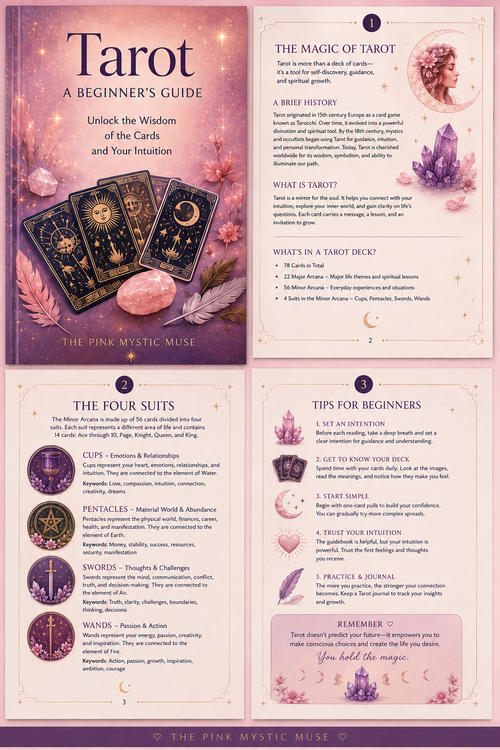 Tarot for Beginners Digital E-Booklet