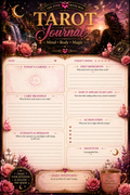The Pink Mystic Muse Tarot Journal : Your daily companion for Intuition, Reflection & Spiritual Growth